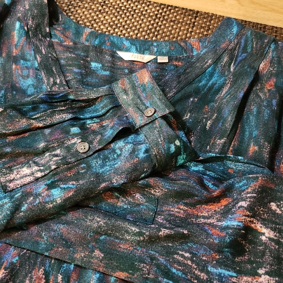 Casual Studio Comfy Aztec Style Top Size M - Picture 2 of 6